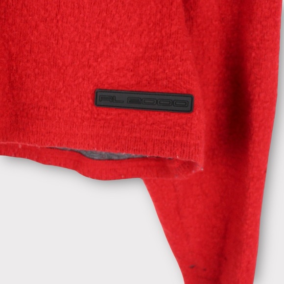Vintage Ralph Lauren RL2000 Red Cropped Pullover Sweater Women's Small - Picture 4 of 7